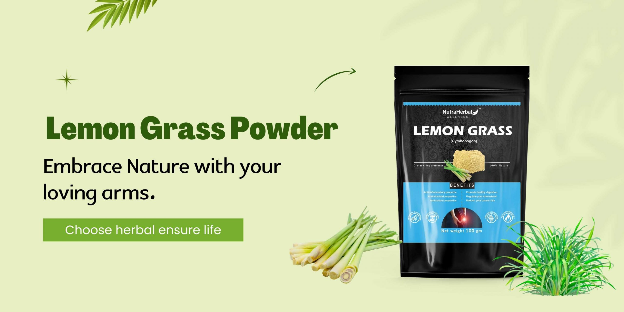 Lemon Grass Powder, Lemongrass Powder Manufacturers in India Third Party manufacture in Delhi