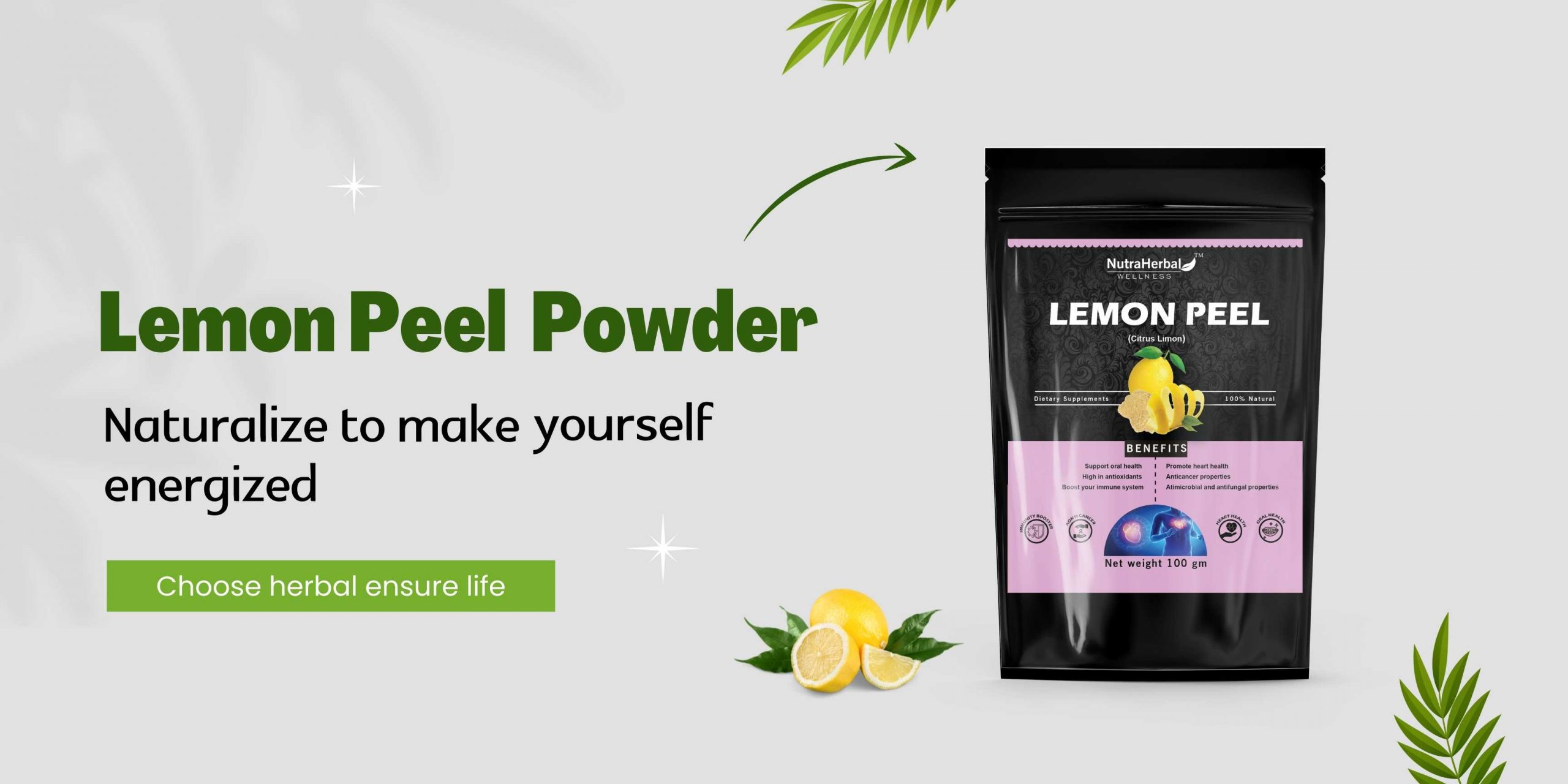 Lemon Peel Powder