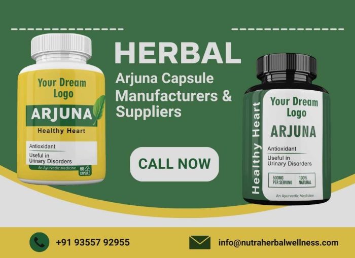 Herbal Arjuna Capsule Manufacturers & Suppliers