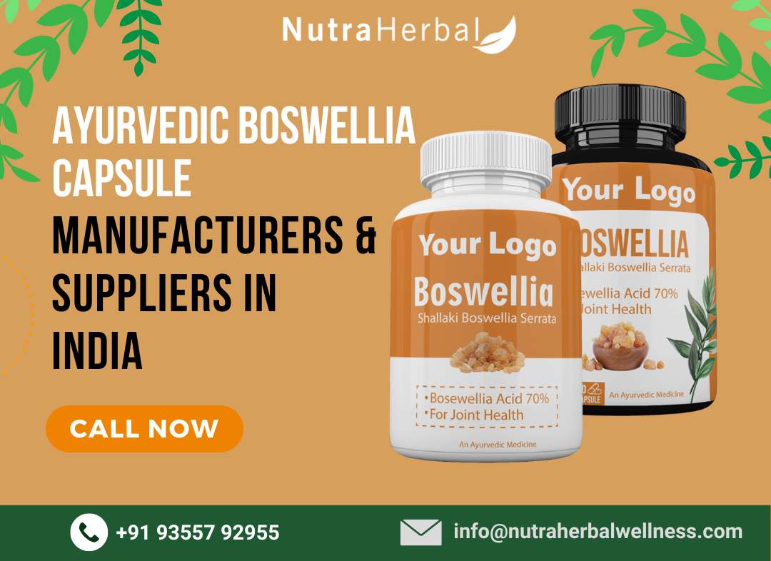 Ayurvedic Boswellia Capsule Manufacturers & Suppliers in India