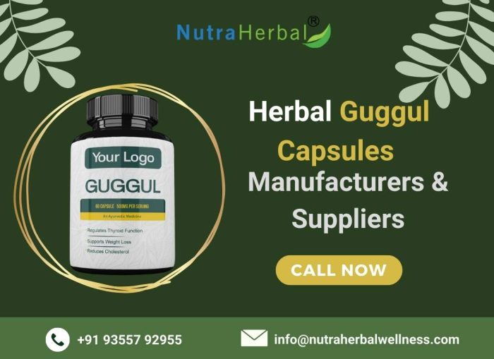 Herbal Guggul Capsules Manufacturers & Suppliers