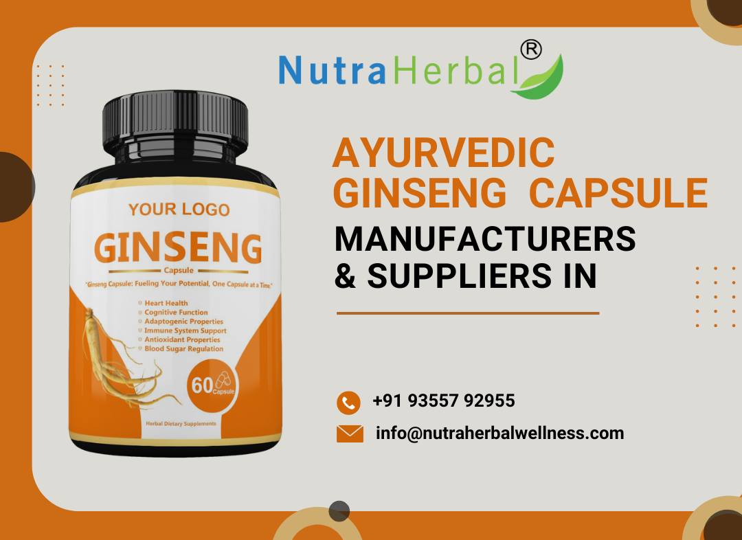 Ayurvedic Ginseng Capsules Manufacturers & Suppliers