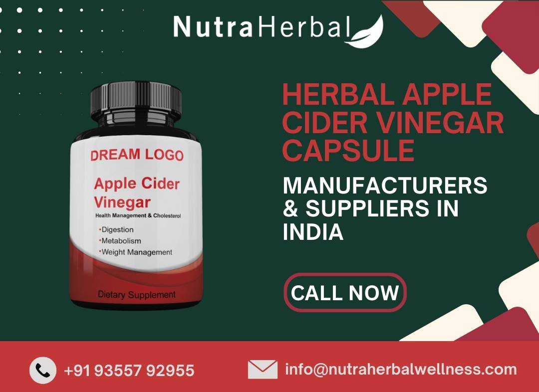 Herbal Apple Cider Vinegar Capsule Manufacturers & Suppliers in India