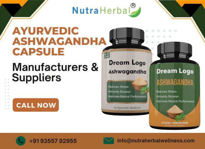 Ayurvedic Ashwagandha Capsule Manufacturers & Suppliers