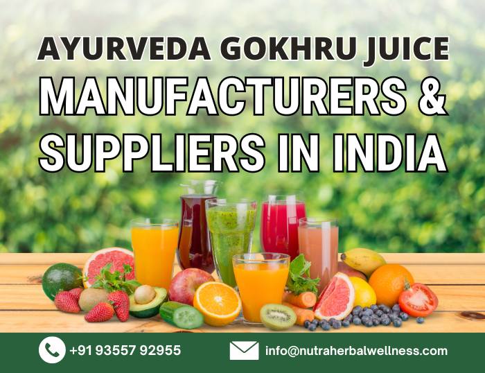 Ayurveda Gokhru juice manufacturers & suppliers in india