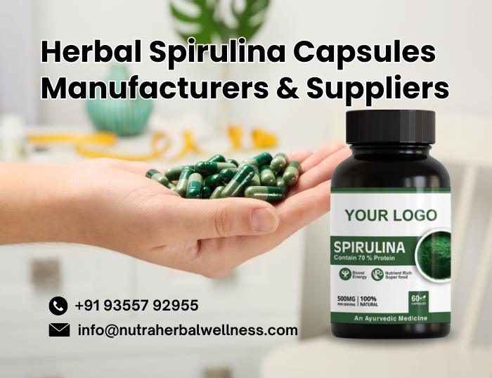 Herbal Spirulina Capsules Manufacturers & Suppliers