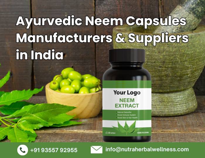 Ayurvedic Neem Capsules Manufacturers & Suppliers in India