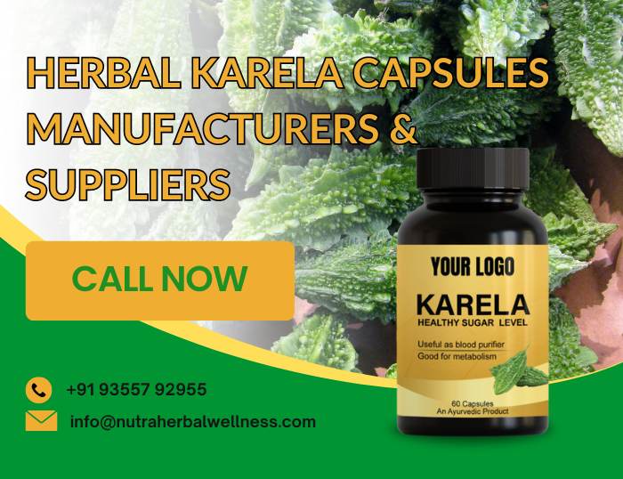 Herbal Karela Capsules Manufacturers & Suppliers