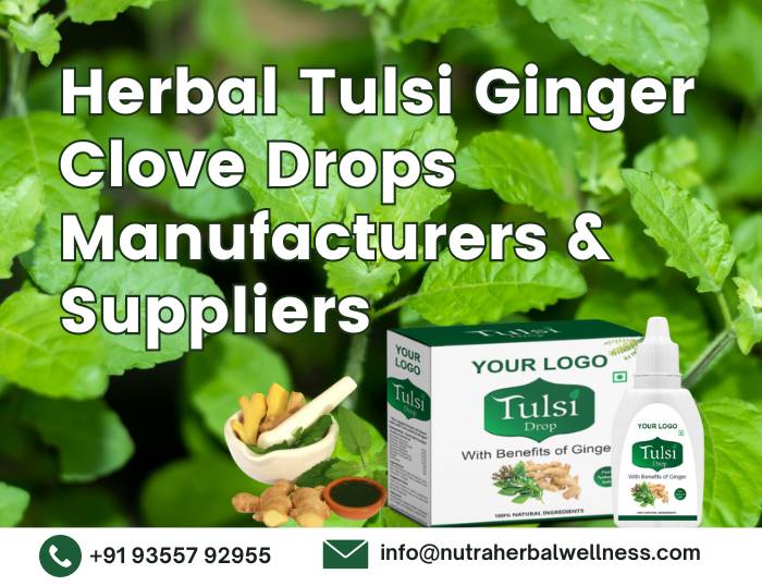 Herbal Tulsi Ginger Clove Drops Manufacturers & Suppliers