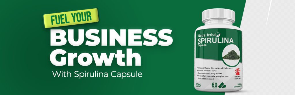 Nutraherbal Spirulina capsule Manufacturers